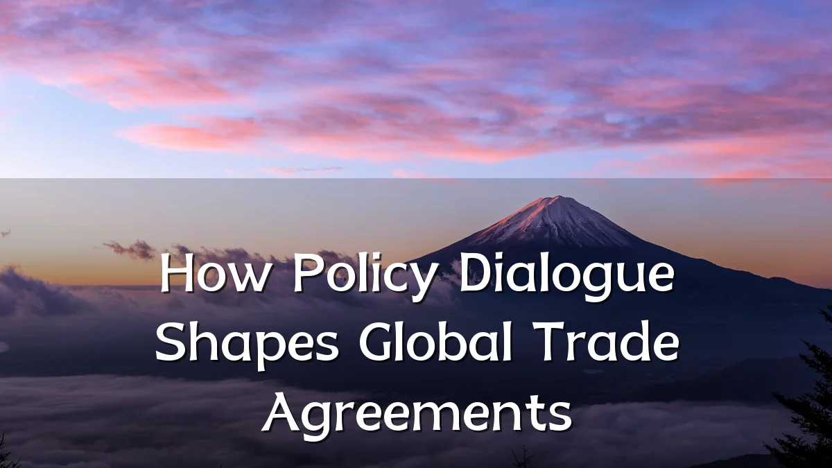 How Policy Dialogue Shapes Global Trade Agreements