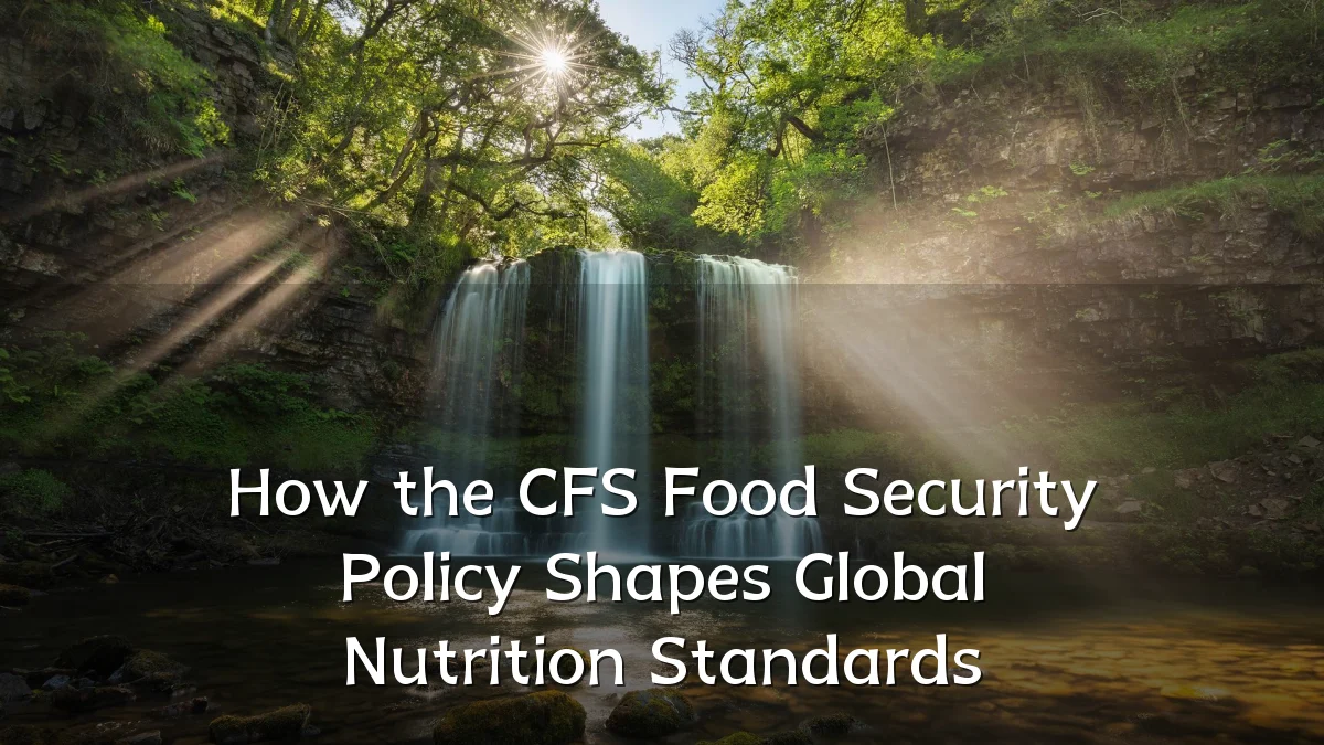 How the CFS Food Security Policy Shapes Global Nutrition Standards
