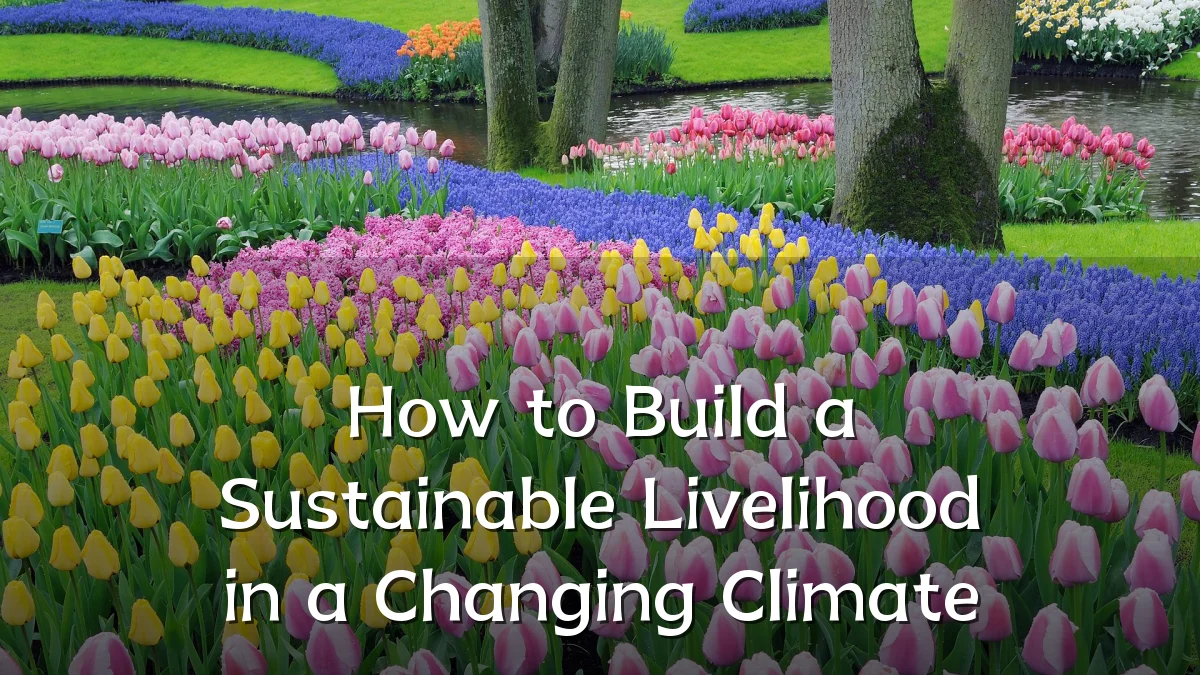 How to Build a Sustainable Livelihood in a Changing Climate