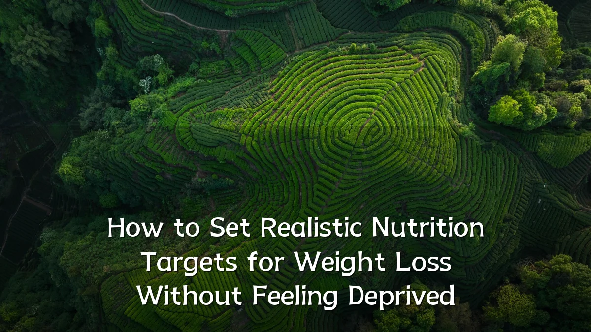 How to Set Realistic Nutrition Targets for Weight Loss Without Feeling Deprived