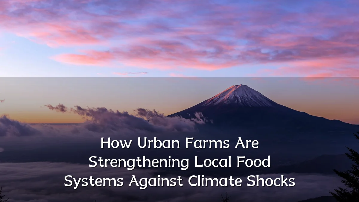 How Urban Farms Are Strengthening Local Food Systems Against Climate Shocks