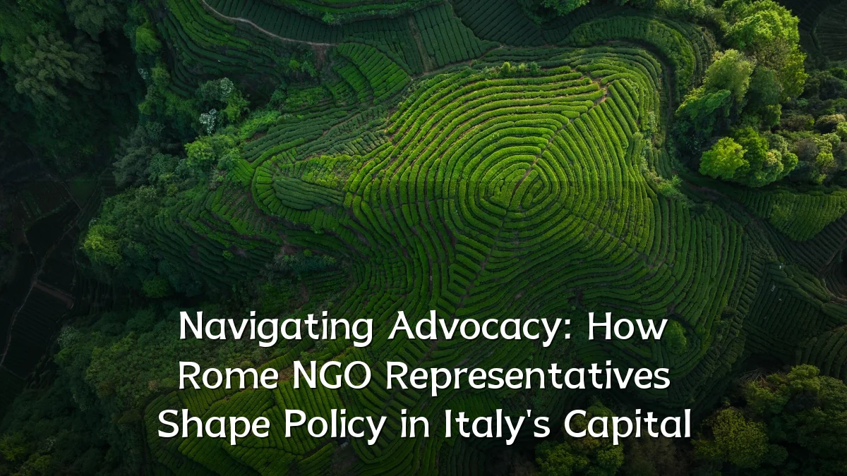 Navigating Advocacy: How Rome NGO Representatives Shape Policy in Italy's Capital