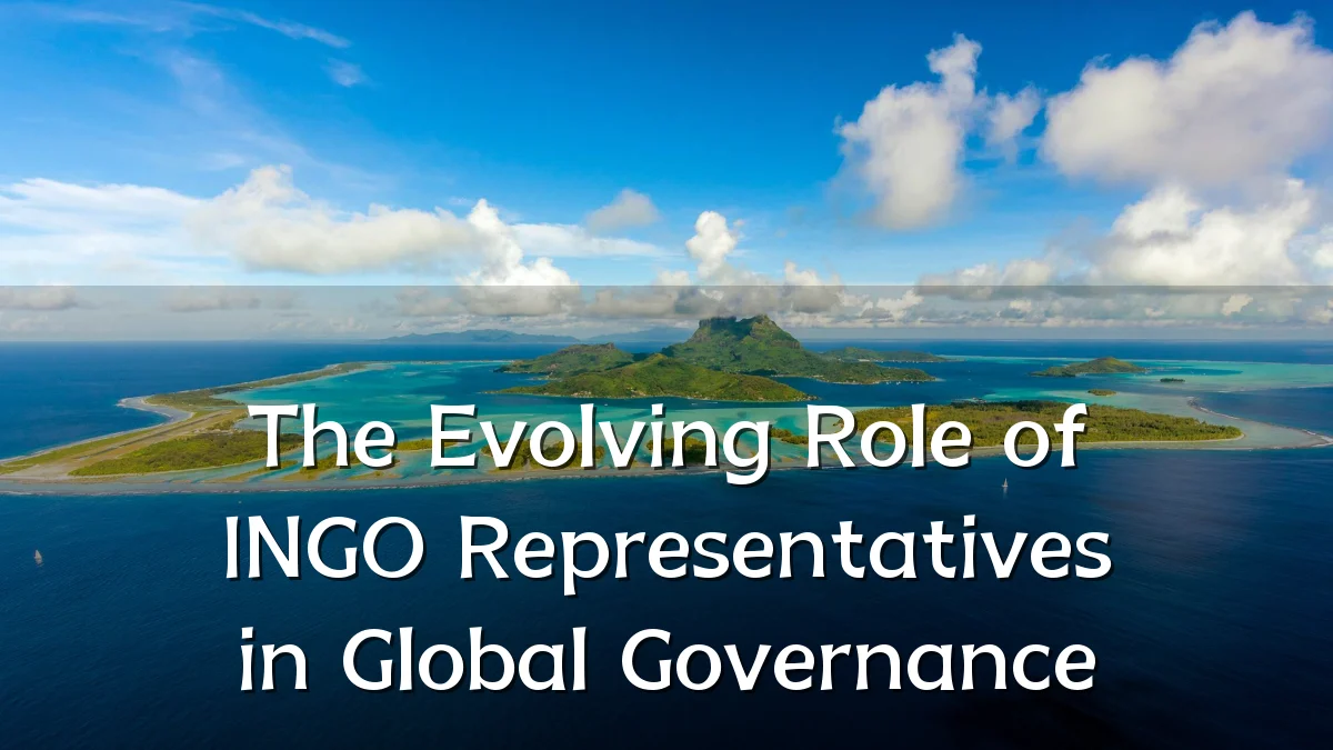 The Evolving Role of INGO Representatives in Global Governance