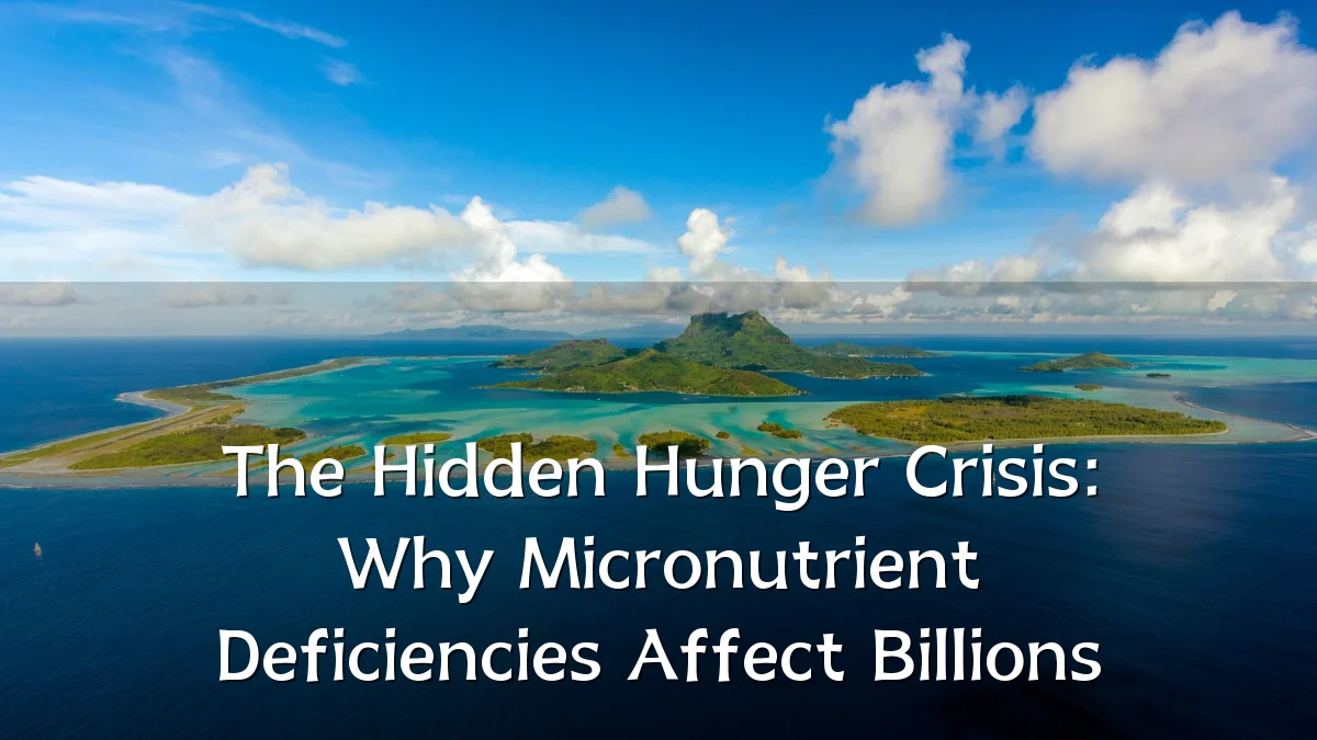 The Hidden Hunger Crisis: Why Micronutrient Deficiencies Affect Billions