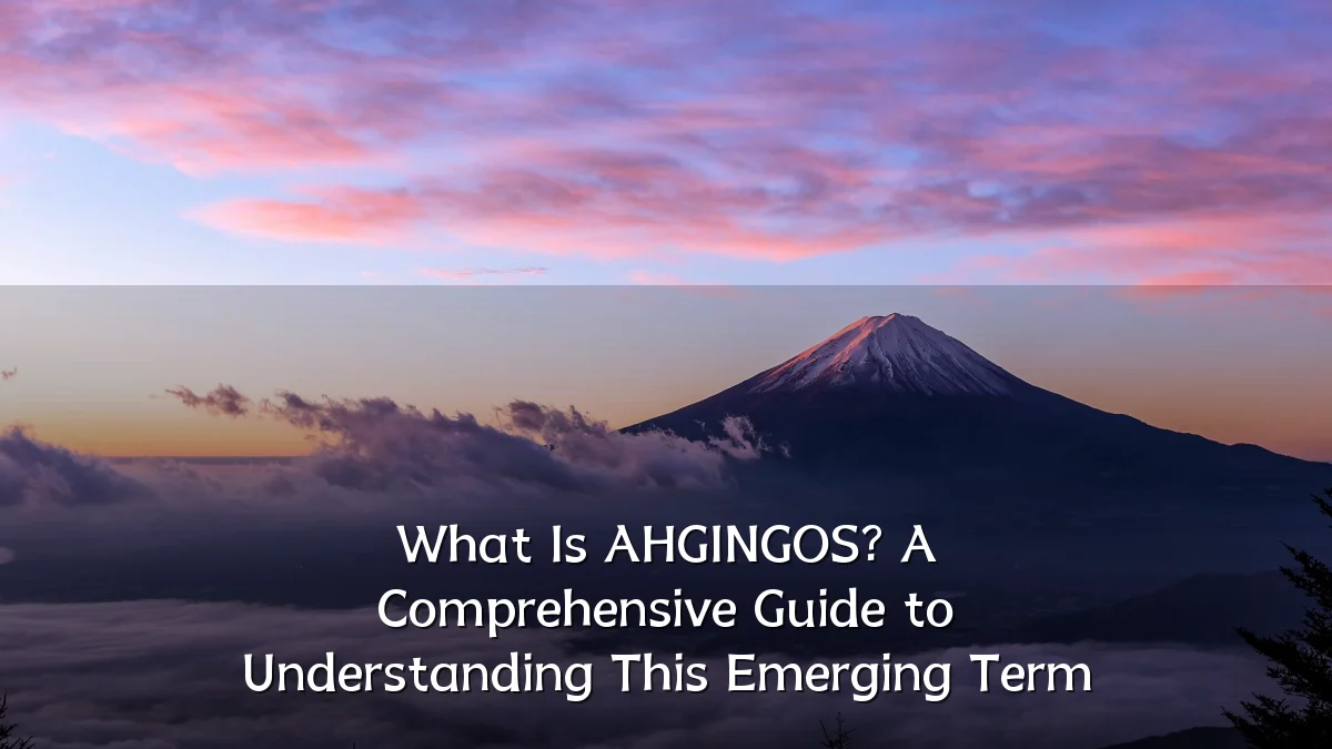 What Is AHGINGOS? A Comprehensive Guide to Understanding This Emerging Term