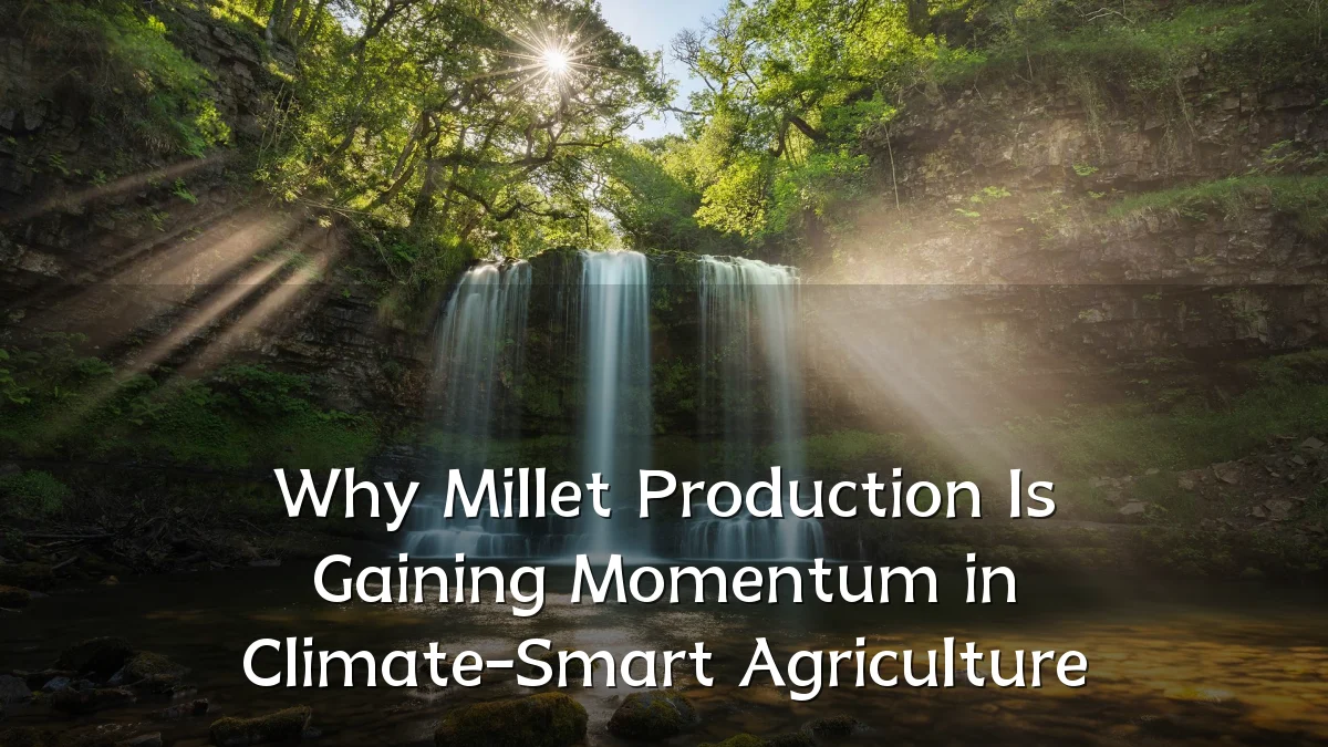 Why Millet Production Is Gaining Momentum in Climate-Smart Agriculture