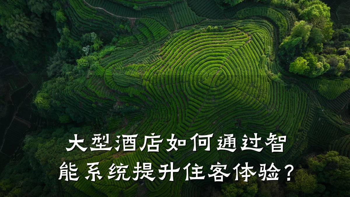 大型酒店如何通过智能系统提升住客体验?