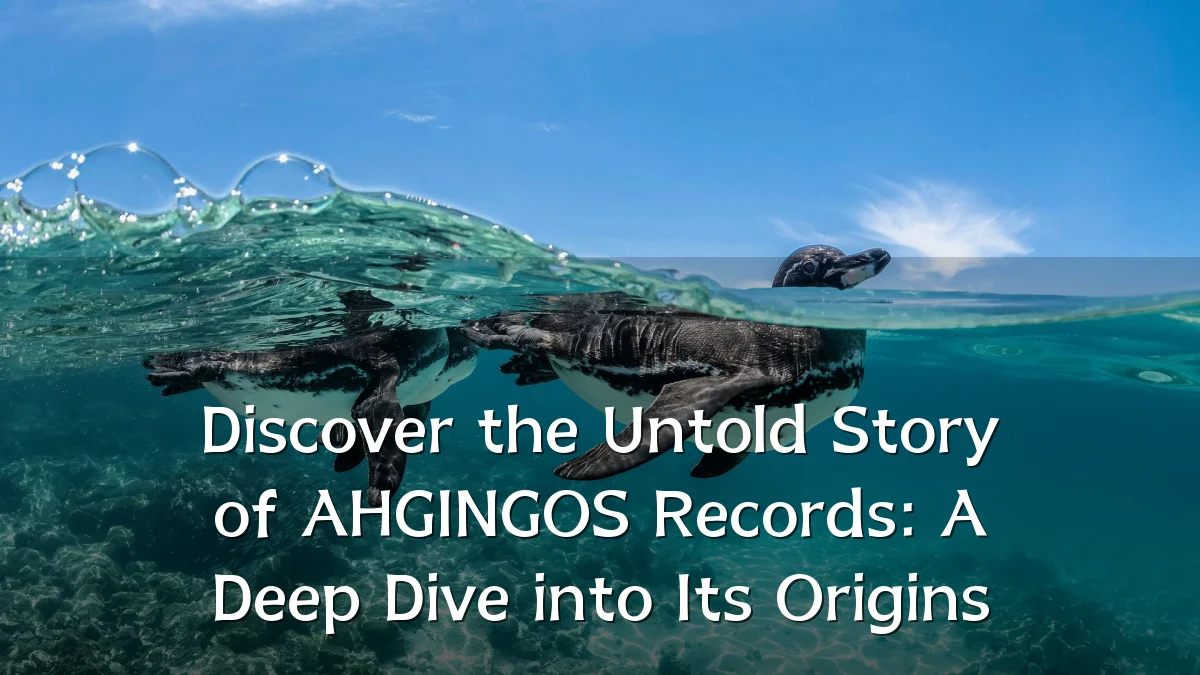 Discover the Untold Story of AHGINGOS Records: A Deep Dive into Its Origins