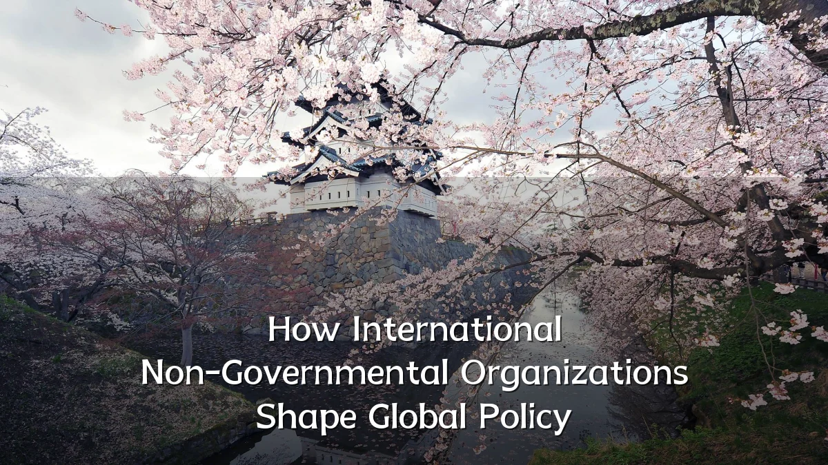How International Non-Governmental Organizations Shape Global Policy