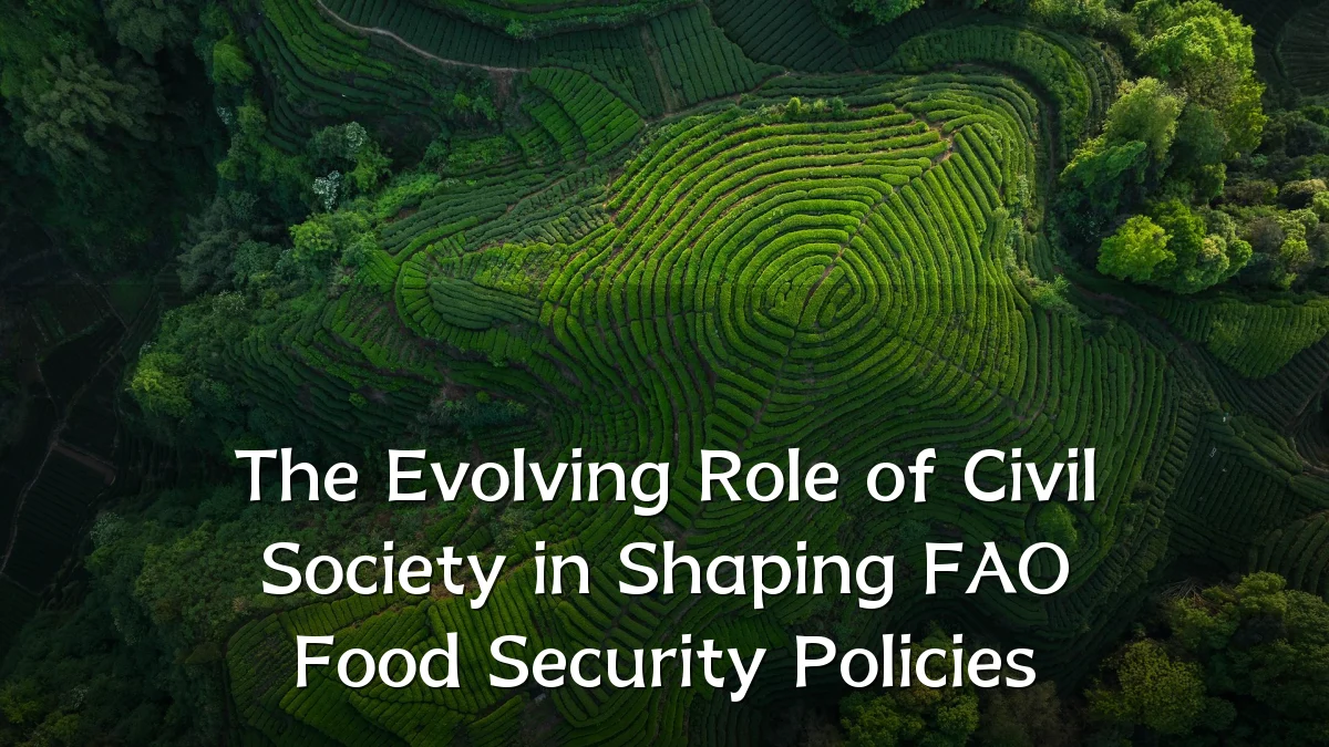 The Evolving Role of Civil Society in Shaping FAO Food Security Policies