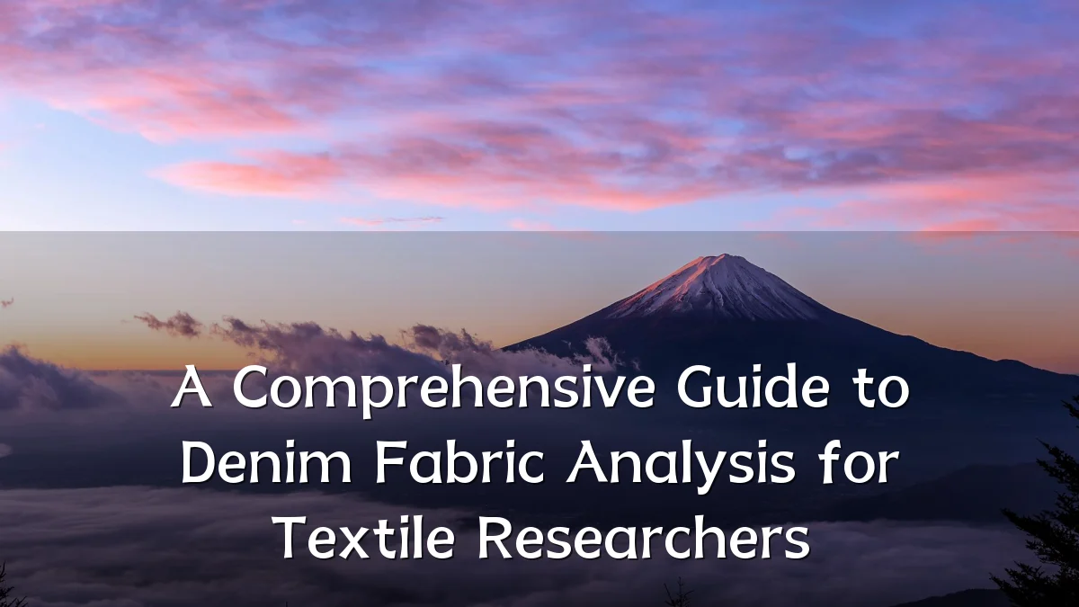 A Comprehensive Guide to Denim Fabric Analysis for Textile Researchers