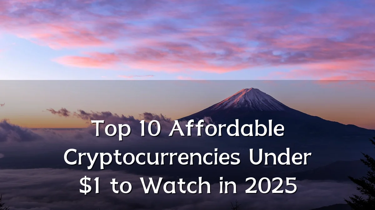 Top 10 Affordable Cryptocurrencies Under $1 to Watch in 2025