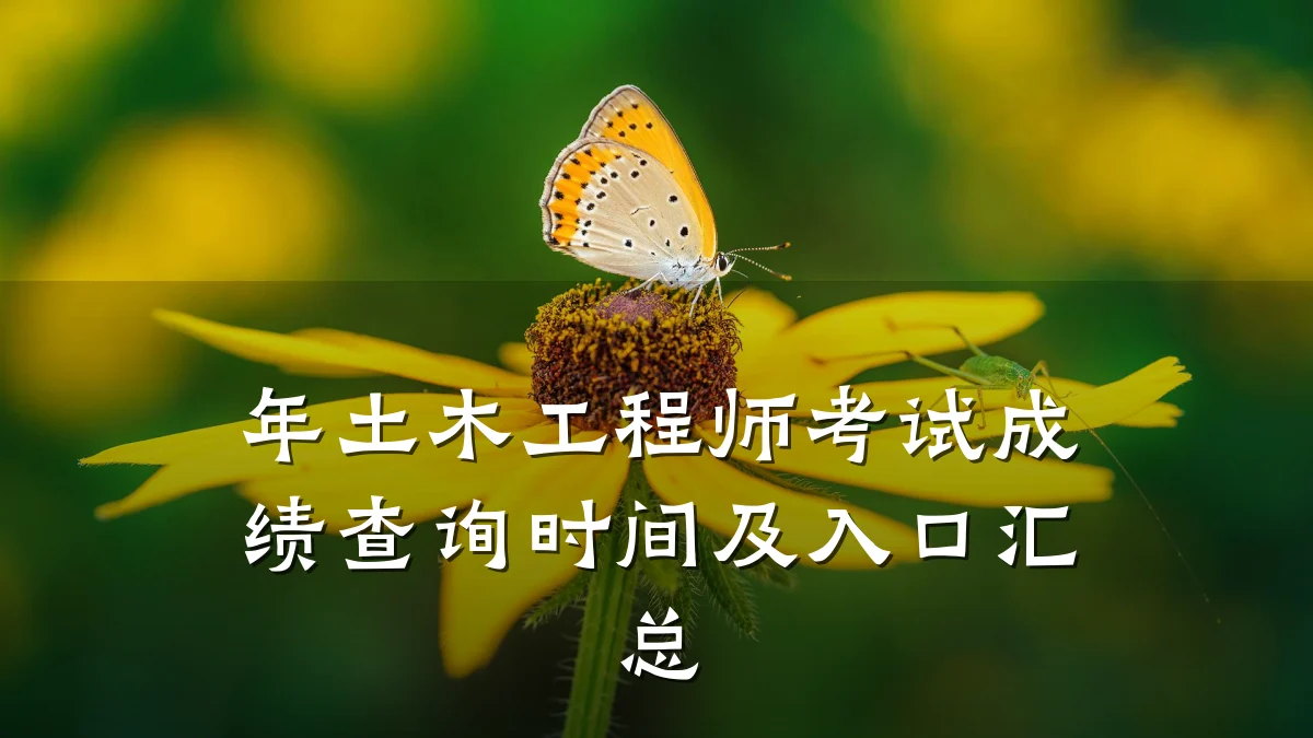 年土木工程师考试成绩查询时间及入口汇总