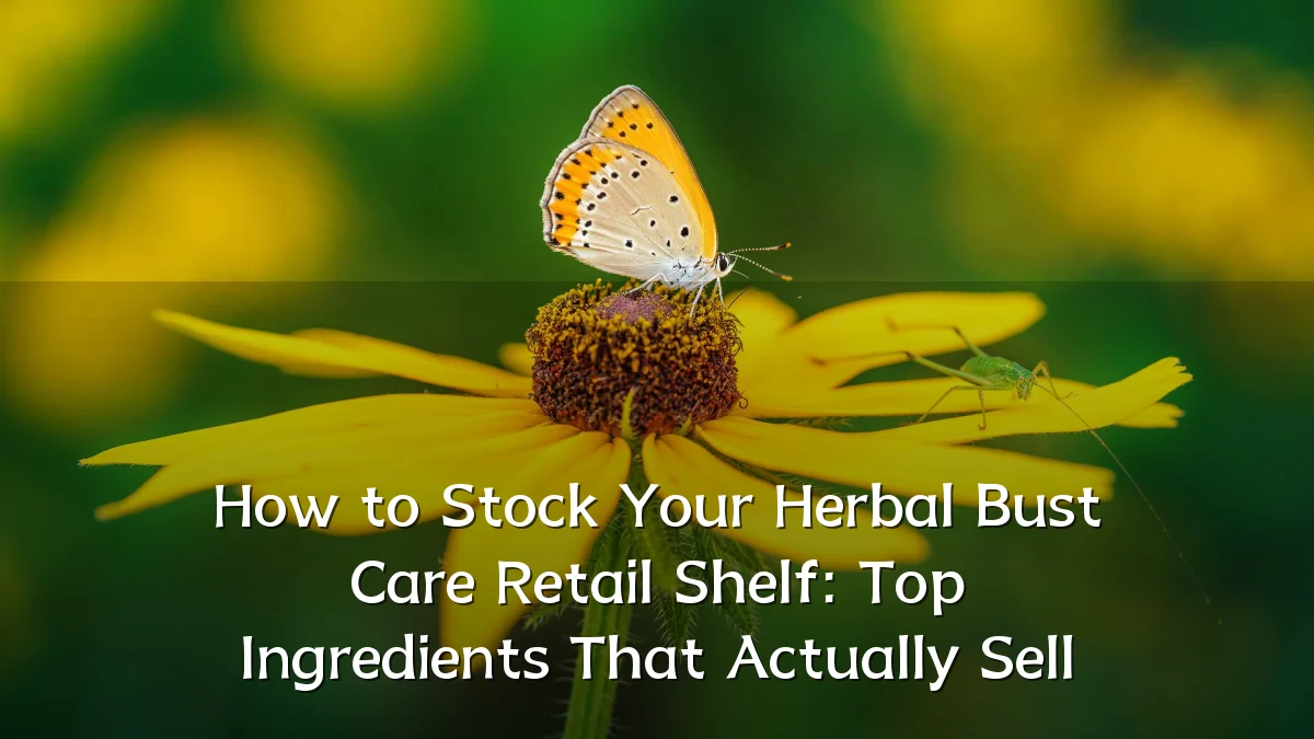 How to Stock Your Herbal Bust Care Retail Shelf: Top Ingredients That Actually Sell